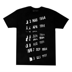 Unisex Library Stamp T-shirt top, Out of Print, Size XS, retro classic cotton